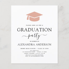 Budget 2022 Studentfest Rosa White Flygblad