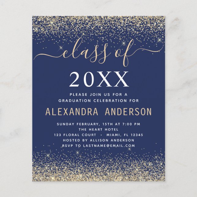 Budget 2023: Blåinbjudan till marinflottan i Guld  Flygblad (Framsidan)