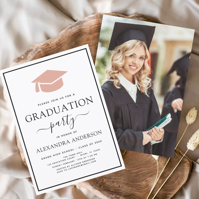 Budget 2023 Studenten Rosa Elegant Photo Bild Flygblad (Skapare uppladdad)