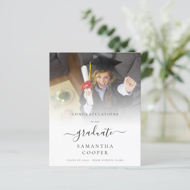 Budget 2024 Gratulerart meddelande om fotografi av (Stående Fram)