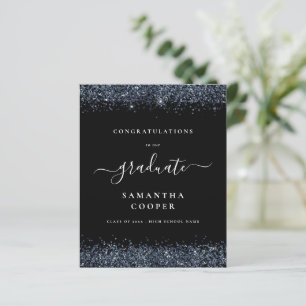 Budget 2024: Svartvit Studenten Blue Glitter