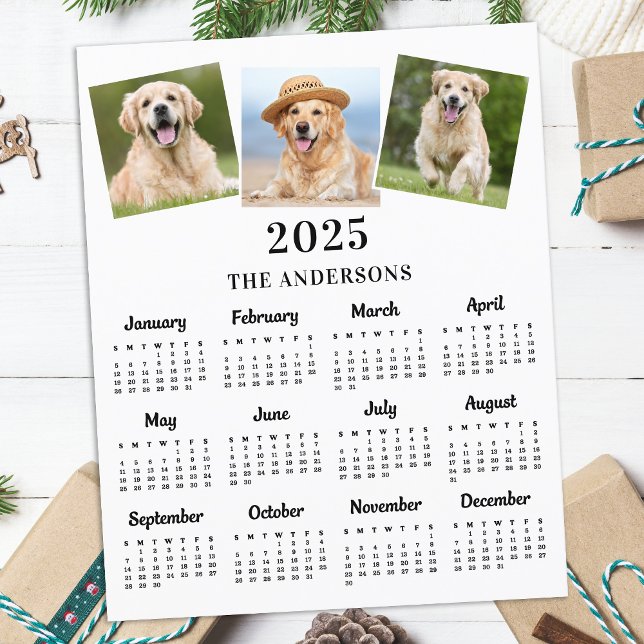 Budget 2026 Personlig Foton 12 månaders kalender (Skapare uppladdad)