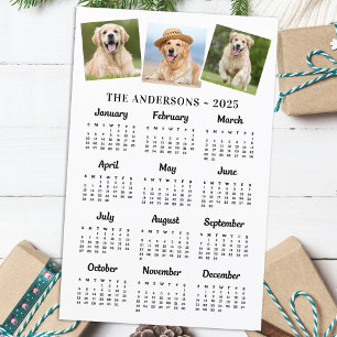 Budget 2026 Pet Photo Hund 12 månaders kalenderkor
