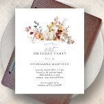 BUDGET 21:a födelsedag Pumpkin Fall Flowers Inbjud<br><div class="desc">Modern och elegant,  vit pumpa och blommor är blommigtens utformning. Den mjuka vattenfärgspaletten är en sofistikerad blandning av mjuk rosa och mörk rik,  gyllene gulter och bruna. Höst löv omger den vita pumpen under en speciell höstvisning. Perfekt för din fallande födelsedagsfest.</div>