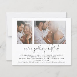 Budget 2 Foto Bröllop QR-kod Getting Hitched