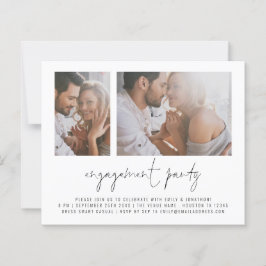 Budget 2 Foto manus Förlovningsfest Inbjudan