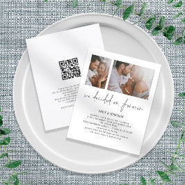 Budget 2 - inbjudan till fotot QR-kod för romantis