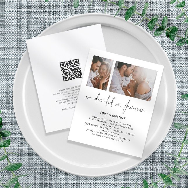 Budget 2 - inbjudan till fotot QR-kod för romantis (Skapare uppladdad)