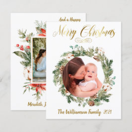 Budget 2 Photo Collage Guld God jul