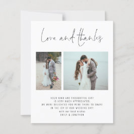 Budget 2 Photo Kärlek tackskript Bröllop