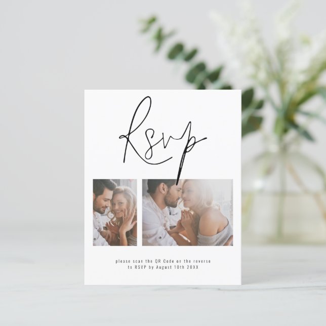 Budget 2 Photo QR Online Bröllop OSA Enc (Stående Fram)