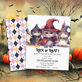 Budget 3 Little Witches Bus eller godis-inbjudan