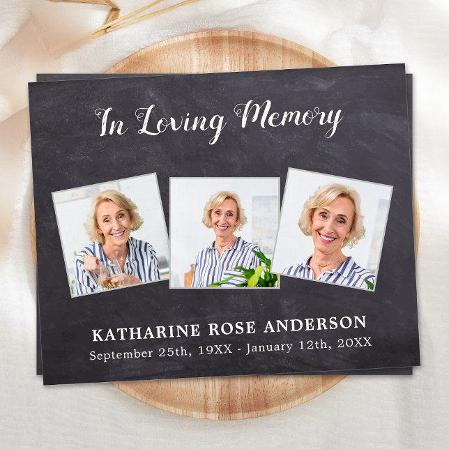 Budget 3 Photo Funeral Tack du Card Sympathy (Skapare uppladdad)