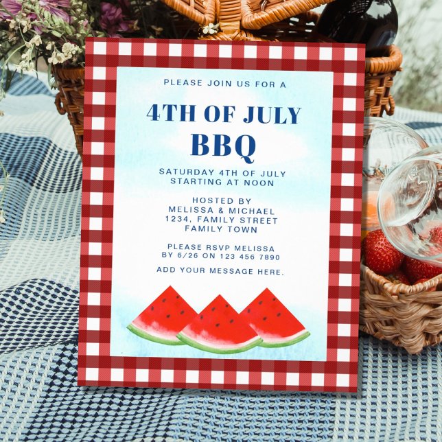 Budget 4:e juli:s BBQ-inbjudan Flygblad (Skapare uppladdad)