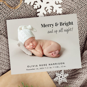 Budget 4 Foto God jul Birth Notification