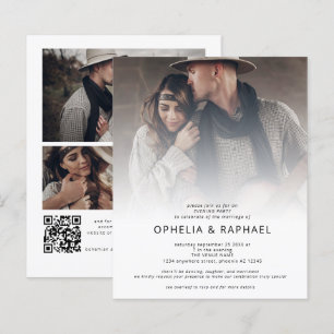 Budget 4 Fotoöverlägg QR Bohemian Bröllop kvällsti