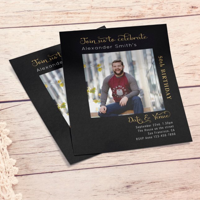 Budget 50:e helgdagsinbjudan flygblad (Skapare uppladdad)