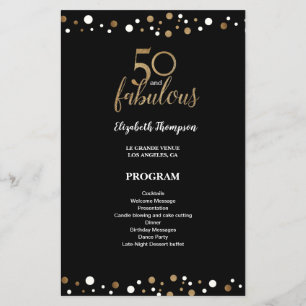 Budget 50 och fantastiskt 50-dagarsprogram