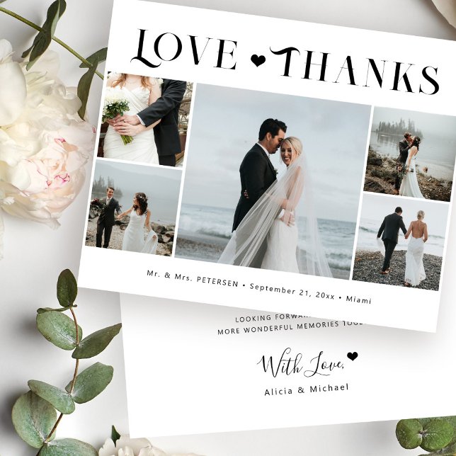 Budget 5 fotot kärlek och tack bröllop tack till d (Skapare uppladdad)