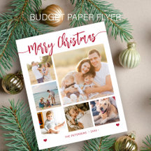 Budget 6 familjefoto God Jul semesterkort
