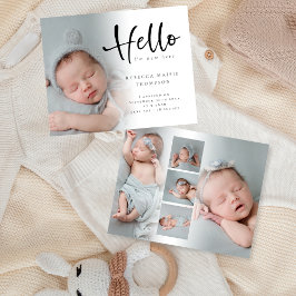Budget 6 Foto Flicka Boy Hej Birth Notice