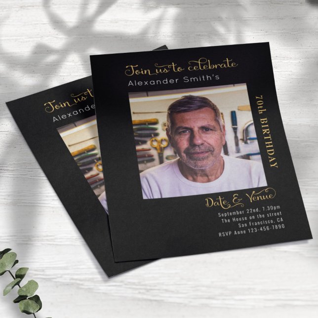 Budget 70:e helgdagsinbjudan flygblad (Skapare uppladdad)