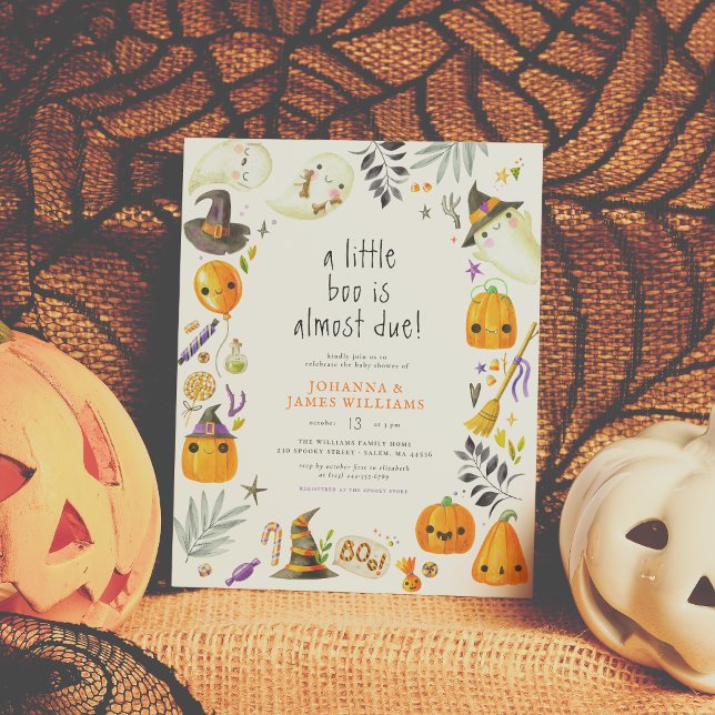 Budget A Little Boo Ghost Halloween Baby Shower (Skapare uppladdad)