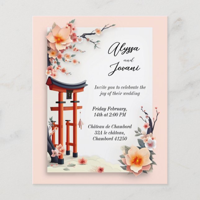 Budget A Love Blossoming Under the Cherry Trees (Framsida)