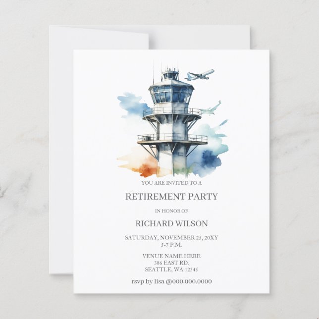 Budget Air Traffic Controller Retirement Party  (Framsida)