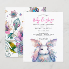 Budget Akvarell Baby Shower på våren