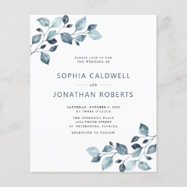 Budget All in One Damblå Eukalyptus Bröllop