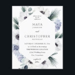 Budget Anemone Winter White Blommigt Bröllop Flygblad<br><div class="desc">****** MATTEN PAPPER ÄR TUNG. UPPGRADERA FÖR EN PAPPER. INGA ENVELOPES INGÅR. KONTROLLERA LÄNKEN NEDAN FÖR KORT LAGRAR, TEKNIKKORT. KORT LAGRAR HAR TEKNIKKORT ETT ALTERNATIV FÖR ENVELOPES ELLER INKLUDERAR DEM******** Inga kuvert, papper flygblad. Spara pengar på formella inbjudningar med denna lilla inbjudan. Hämta redot till dina gäster till bröllop med...</div>