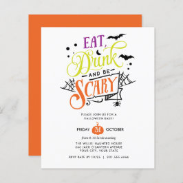 BUDGET Ät Drick och var Scary Halloween Bash Party