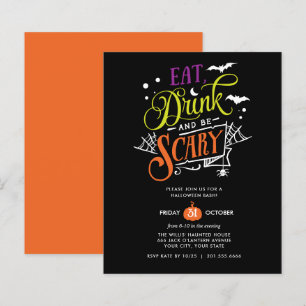 BUDGET Ät Drick och var Scary Halloween Bash Party