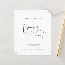 Budget Att knyta knuten Bröllop Spara datumet