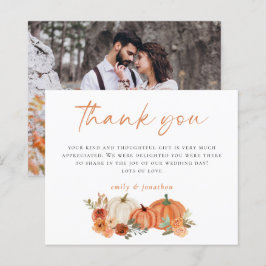 Budget Autumn Pumpkins Photo Bröllop Tack