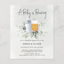 Budget Baby Brewing Greenery Boy Shower
