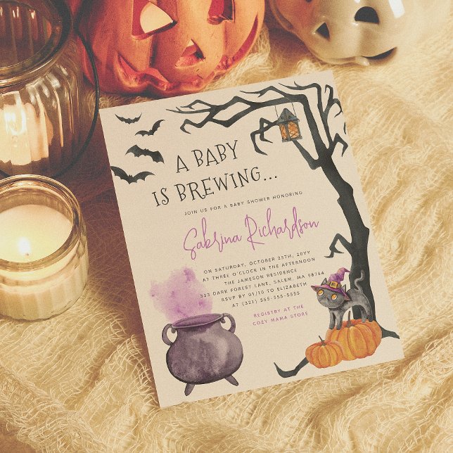 Budget Baby brygger tjej Halloween baby shower (Skapare uppladdad)