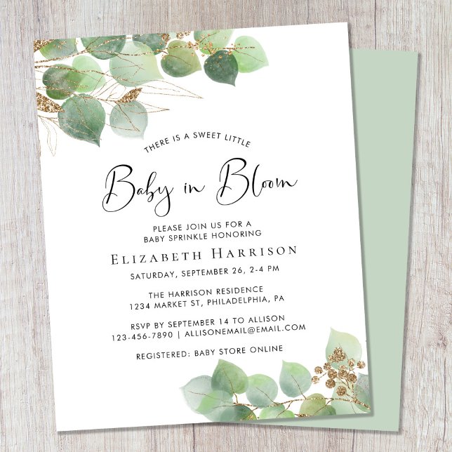 Budget Baby i Bloom Eucalyptus Baby Sprinkle (Skapare uppladdad)