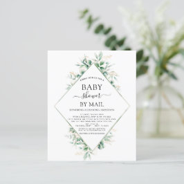 Budget Baby Shower by Mail Eucalyptus Geometric