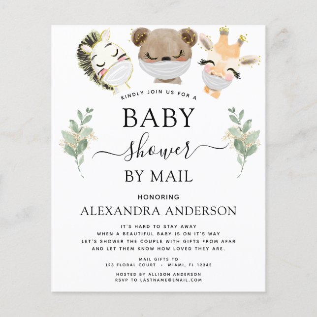 Budget Baby Shower by Mail Woodland Investigation (Framsida)