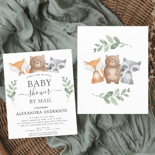 Budget Baby Shower by Mail Woodland Investigation