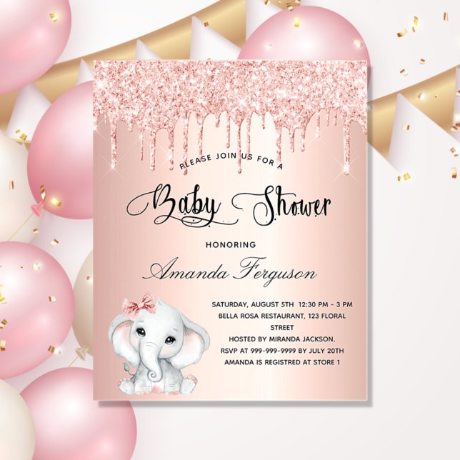 Budget Baby Shower elephant  ro (Skapare uppladdad)