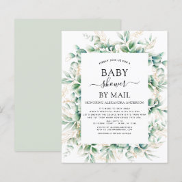 Budget Baby Shower genom post Eukalyptus Geometris