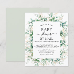 Budget Baby Shower genom post Eukalyptus Geometris