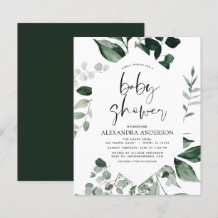 Budget Baby Shower Greenery Botaniy