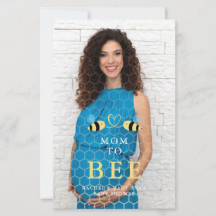 Budget Baby Shower Mamma to Bee Quote Bees Photo