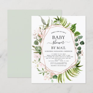 Budget Baby Shower via post med grönska Eukalyptus