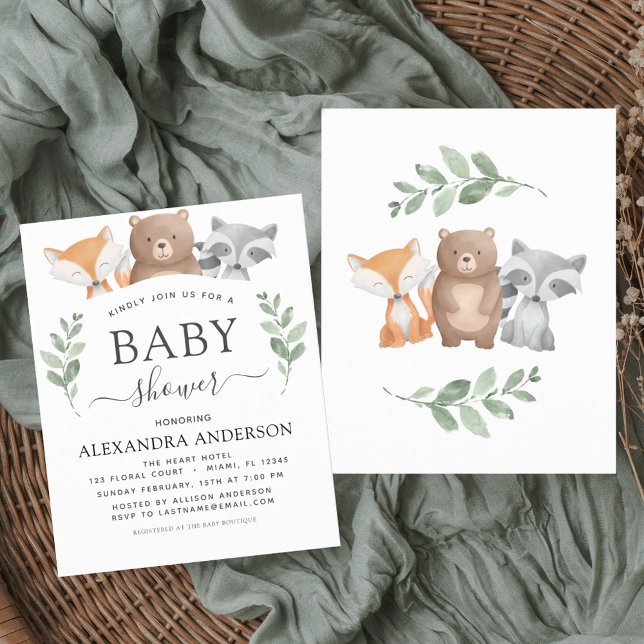 Budget Baby Shower Woodland Eucalyptus (Skapare uppladdad)