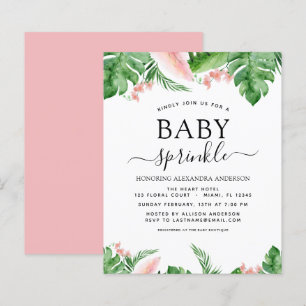 Budget Baby Sprinkle Shower Tropical Handflatan Bl